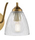 Glynis Wall Light Antique Bronze and Ribbed Glass-8