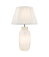 Ileana Table Lamp White Glass With Shade-1