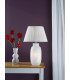 Ileana Table Lamp White Glass With Shade-2