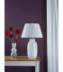 Ileana Table Lamp White Glass With Shade-3