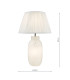 Ileana Table Lamp White Glass With Shade-4