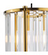 Kiran Ceiling Pendant Natural Brass and Crystal-3