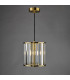 Kiran Ceiling Pendant Natural Brass and Crystal-4