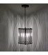 Kiran Ceiling Pendant Satin Black and Crystal-6