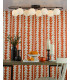 Luana 8 Light Semi-Flush Matt Black and Opal Glass-2