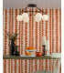 Luana 6 Light Semi-Flush Matt Black and Opal Glass-2