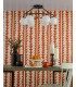 Luana 6 Light Semi-Flush Matt Black and Opal Glass-3