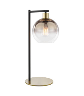 Lycia Table Lamp Satin Gold and Gold Ombre Glass-1