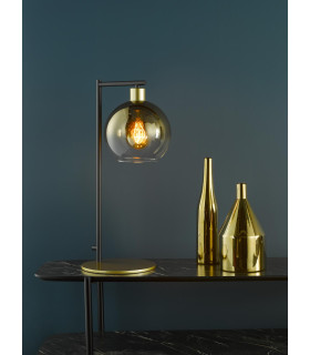 Lycia Table Lamp Satin Gold and Gold Ombre Glass-2