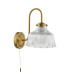 Maude Wall Light Natural Brass and Ribbed Glass-3