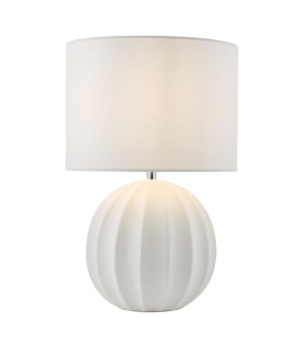 Mavis Ceramic Table Lamp Cream With Shade-1