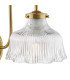 Maude Wall Light Natural Brass and Ribbed Glass-5