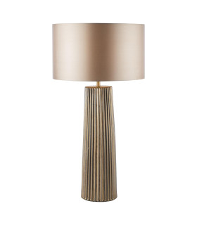 Myla Ceramic Table Lamp Bronze With Shade-1