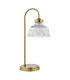 Maude Table Lamp Natural Brass and Ribbed Glass-5