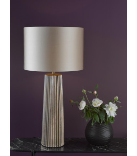 Myla Ceramic Table Lamp Bronze With Shade-2