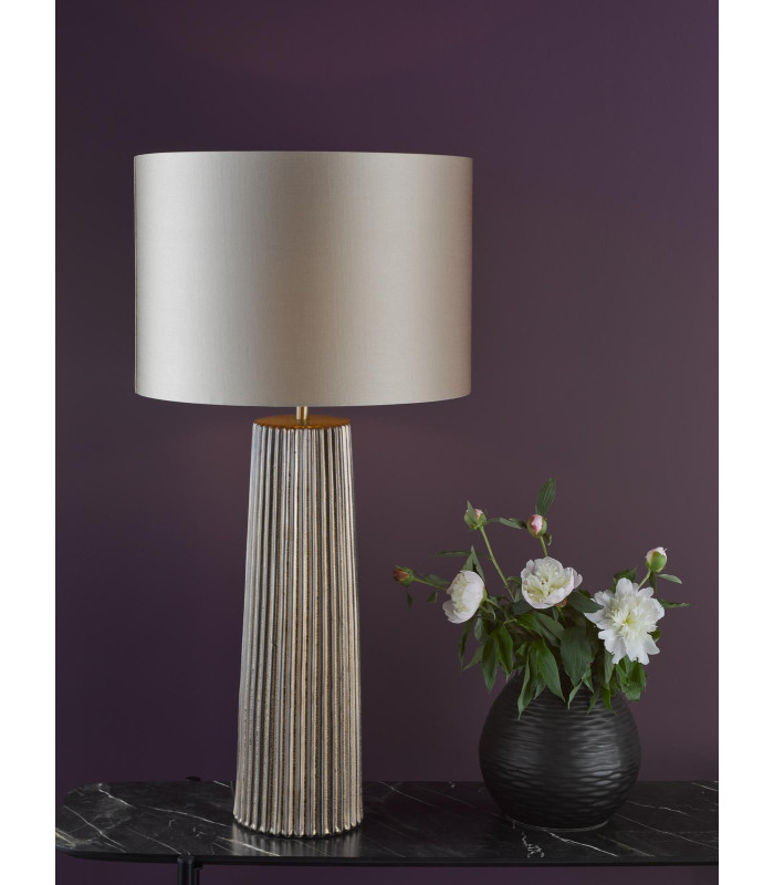 Myla Ceramic Table Lamp Bronze With Shade-2
