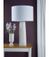 Myla Ceramic Table Lamp White With Shade-3
