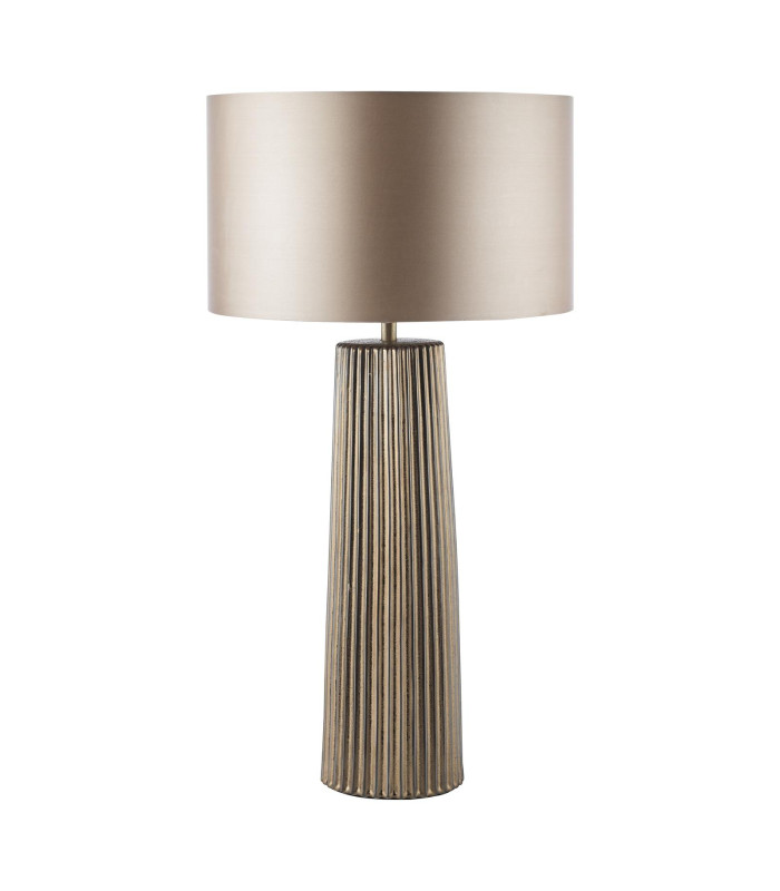Myla Ceramic Table Lamp Bronze With Shade-5