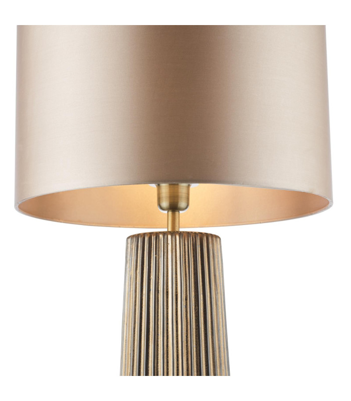 Myla Ceramic Table Lamp Bronze With Shade-6