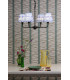 Padme 4 Light Ceiling Pendant Matt Black With Shade-2