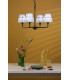 Padme 4 Light Ceiling Pendant Matt Black With Shade-4