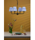 Padme 4 Light Ceiling Pendant Matt Black With Shade-5