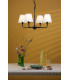 Padme 4 Light Ceiling Pendant Matt Black With Shade-2