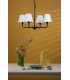 Padme 4 Light Ceiling Pendant Matt Black With Shade-3