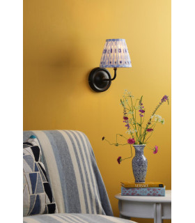 Padme Wall Light Matt Black With Shade-2