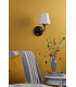 Padme Wall Light Matt Black With Shade-3