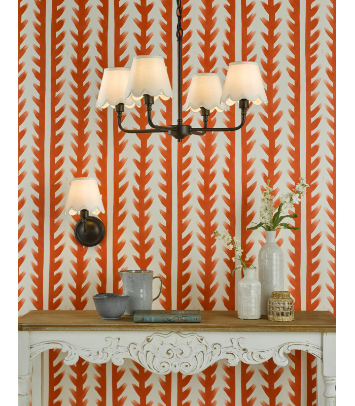 Padme Wall Light Matt Black With Shade-4