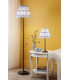 Padme Table Lamp Matt Black With Shade-2