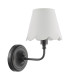 Padme Wall Light Matt Black With Shade-7