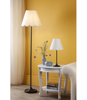 Padme Table Lamp Matt Black With Shade-2