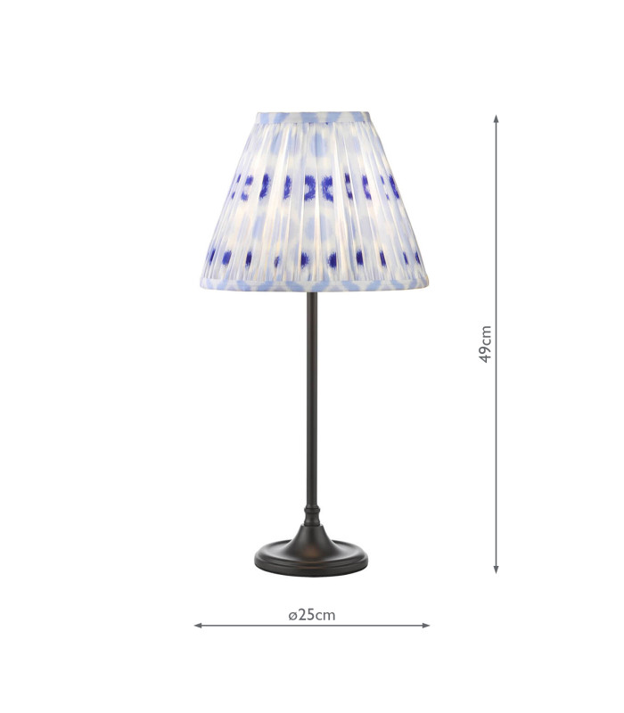 Padme Table Lamp Matt Black With Shade-4