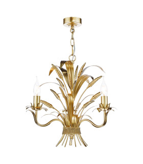 Phaedra 3 Light Ceiling Pendant Gold-1
