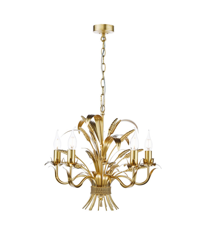 Phaedra 5 Light Ceiling Pendant Gold-1