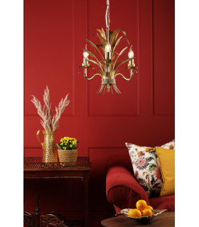 Phaedra 3 Light Ceiling Pendant Gold-2