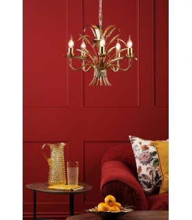 Phaedra 5 Light Ceiling Pendant Gold-2