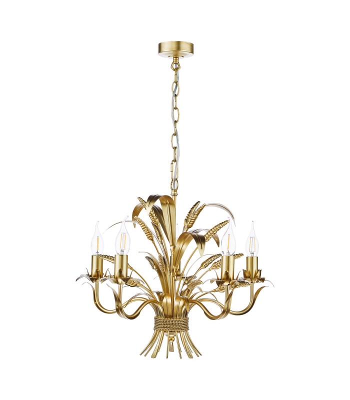 Phaedra 5 Light Ceiling Pendant Gold-7