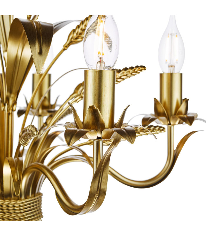 Phaedra 5 Light Ceiling Pendant Gold-8