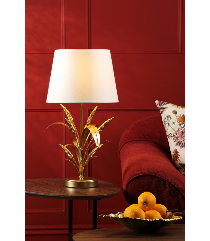 Phaedra Table Lamp Gold With Shade-2