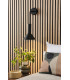 Ragnar Ceiling Pendant/Wall Light Satin Black-2