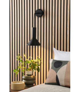 Ragnar Ceiling Pendant/Wall Light Satin Black-2