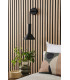 Ragnar Ceiling Pendant/Wall Light Satin Black-3