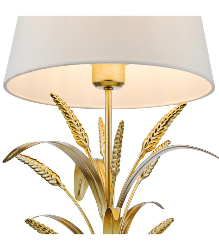Phaedra Table Lamp Gold With Shade-8