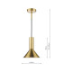 Ragnar Ceiling Pendant/Wall Light Natural Brass-6