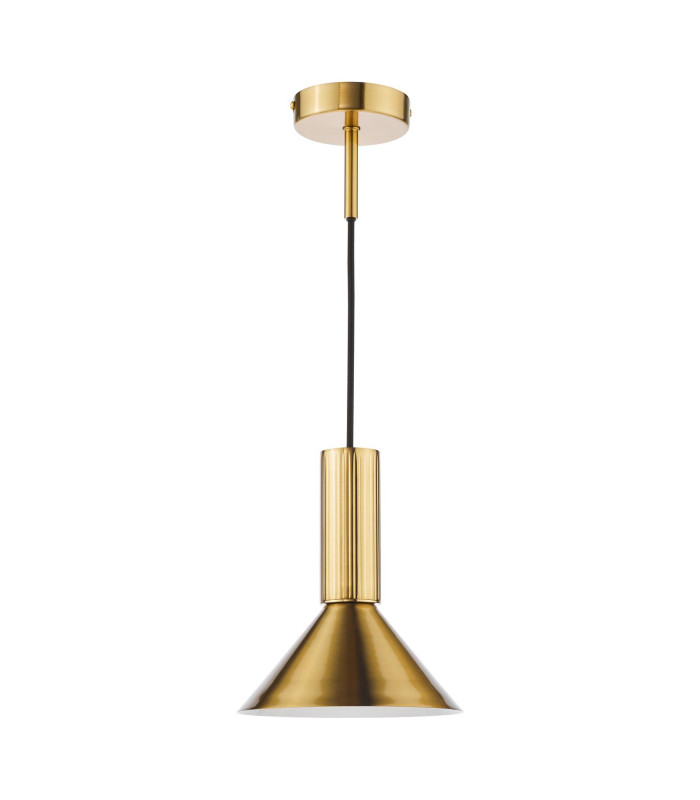 Ragnar Ceiling Pendant/Wall Light Natural Brass-7