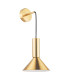Ragnar Ceiling Pendant/Wall Light Natural Brass-8