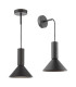 Ragnar Ceiling Pendant/Wall Light Satin Black-12